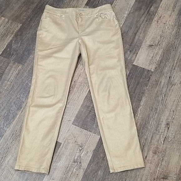 Chico's Shimmery Jeans - Picture 2 of 9